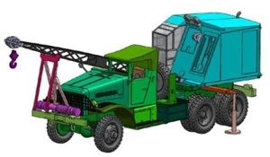 Brockway C666 Kran LKW 1/87 Arsenal-M 114201231 Neu Harz Kit unvollendet - Bild 1 von 4