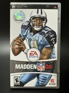 Madden NFL 08 Clear UMD Sony PSP AD Complete CIB - Tested - FAST Shipping! - Picture 1 of 3