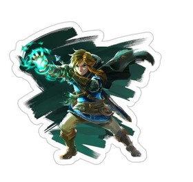 Link Legend of Zelda Wind Waker 2" Glossy Vinyl Sticker  NES Nintendo Switch WII