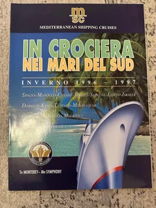 Folleto Con Fotos Interior Navi Ship Barco Msc CROCIERA1996-7 Monterey - Imagen 1 de 1