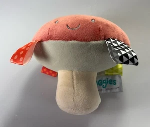 Taggies Signature Collection Mary Meyer Velour Mushroom 5” Plush Stuffed Animal - Picture 1 of 4