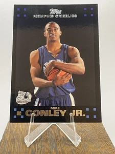 Topps Mike Conley Jr. 2007-08 Tarjeta de novato #114 Memphis Grizzlies - Imagen 1 de 2
