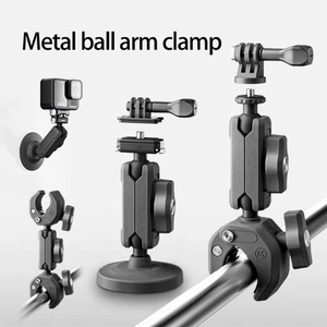 Reinforced Metal Arm Camera Adapters Bracket for 1/4 Ball Head Videography - Photo 1/8