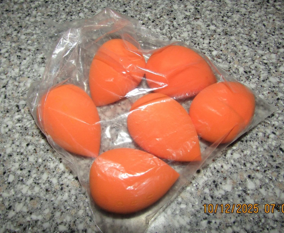 批量 6 件 ULTA 美容美容蛋混合海绵 大旅行尺寸 GWP 无盒 — 第 1/1 张图片