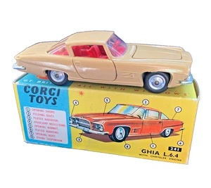 Chrysler Ghia L.6.4, FAWN, PRE-PRODUCTTION COLOR TRIAL, Corgi 241 - Picture 1 of 10