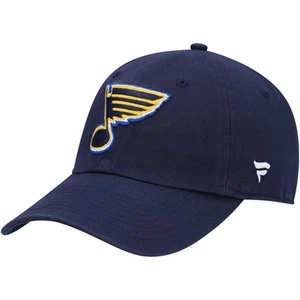 Men's Fanatics Navy St. Louis Blues Core Primary Logo Adjustable Hat - Picture 1 of 4