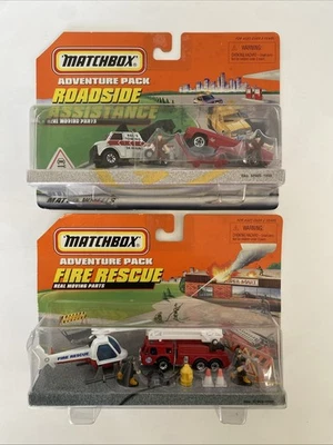 Matchbox Roadside Assistance, Fire Rescue Tow Truck, 1969 Camaro Adventure Pack - Image 1 of 4