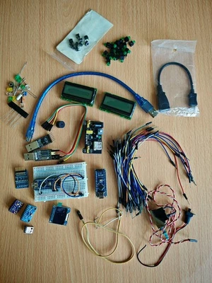 Arduino Nano Set. Sensors, LEDs, Displays, Buttons, Board. - Bild 1 von 4