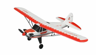 Amewi Piper J-3 Cup rot/weiß 3-Kanal RTF Gyro Mode 2 24107 Elektroflugzeug - Bild 1 von 4