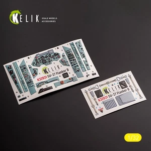 Suchoi SU-27. Interior 3D Decals (for Trumpeter model) Scale 1:32 KeliK K32031 - Bild 1 von 19