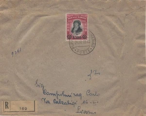 per Livorno con Delfico L. 100 su cent. 15 - Picture 1 of 1