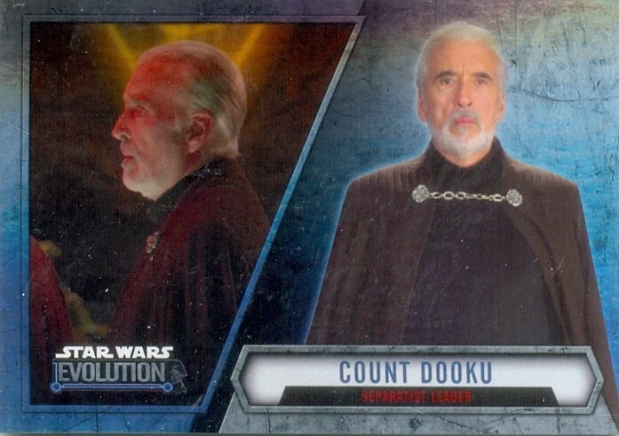 2016 Star Wars Evolution Silver Parallel Card 97 - COUNT DOOKU - Image 1 of 1
