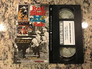 RED BLUFF BULL & GELDING SALE RARE VHS! NOT ON DVD 1995 BULL RIDING COMPETITION! - Picture 1 of 2