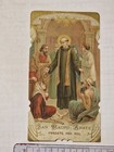 Santino Holy Card fustellato San Mauro Abate ZA1050 °