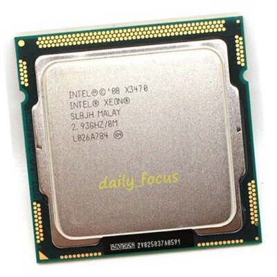 Intel Xeon X3470 2.93 GHz LGA1156 4 cores 8 threads SLBJH CPU Processor 8 MB - Image 1 of 4