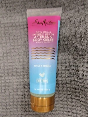 SHEA MOISTURE~GOTU KOLA & RASPBERRY SEED OIL~AFTER-SUN BODY GELEE  8 OZ 101 - Image 1 of 3