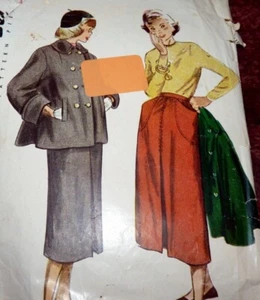 * SCHÖNE VINTAGE 40er JACKE & ROCK Schnittmuster 16/34 - Bild 1 von 1