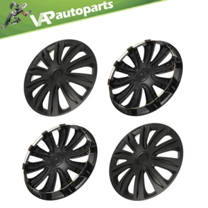 Set of 4 17" Wheel Covers 17 inch For R17 Tires Hub Caps Full Rim Skins Black - Picture 1 of 9
