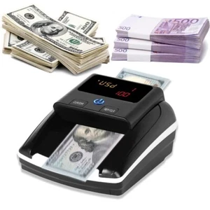 WorkSmart Supplies Portable Mini Money Counter Counterfeit Bill Detector Automat - Picture 1 of 7