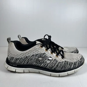 Skechers Flex Advantage Skech-Knit Memory Foam Gray Athletic Shoes Men's SZ 8 - Picture 1 of 6