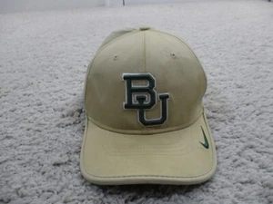Baylor Bears Hat Cap Mens Yellow Strap Back Nike Lightweight Football Logo A2 - Picture 1 of 13