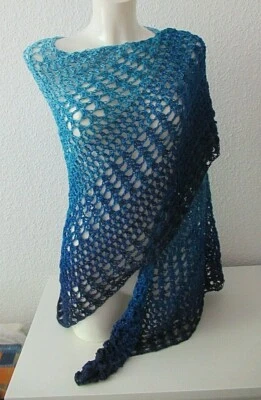 XXL Lace-Tuch / Dreieckstuch,Handarbeit ( gehäkelt ) neu - Bild 1 von 3