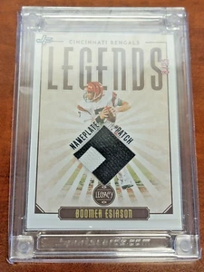 Maglia Boomer Esiason 2022 Fusion Legends toppa targhetta /25 Bengals - Foto 1 di 2