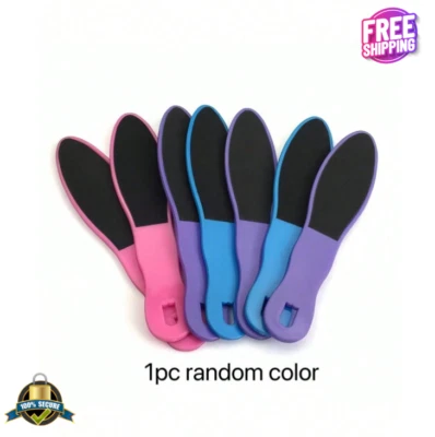 Depurador de pies de doble acción para piel dura y callosidades, exfoliante de agarre cómodo Foto 1 de 4