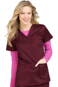 New with Tags Med Couture Women's MC2 Niki Scrub Top 8496 - Picture 1 of 4