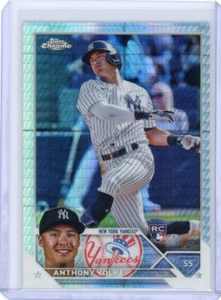 2023 Topps Chrome Anthony Volpe Prism Refractor Rookie - New York Yankees - Picture 1 of 2