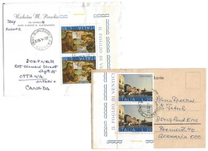 1973 Repubblica - Busta e Cartolina 20 e 50 l. Salviamo Venezia per estero - Imagen 1 de 1