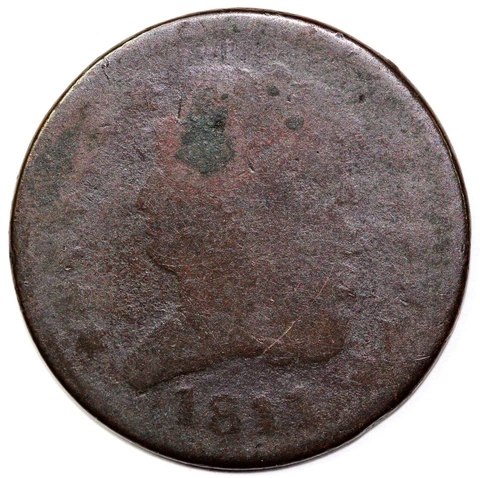 1811 1/2c Classic Head Half Cent Cover