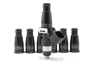 1x  BLACK Injector height adapter top hat for Bosch shorty injectors 11mm O-ring - Picture 1 of 3