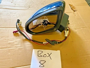 MERCEDES CLA W118 PASSENGER SIDE DOOR WING MIRROR A1188107902 IN BLUE - Picture 1 of 7