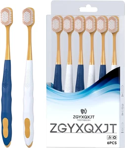 Adult Ultra Soft Bristle Wide Head Toothbrush, Excellent Cleaning Effect for ... - Picture 1 of 12