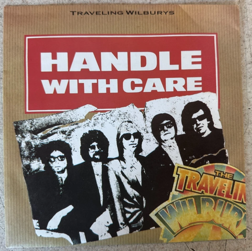 Traveling Wilburys Handle With Care 7" Vinyl Record with Picture Sleeve UK NEW - Image 1 of 3