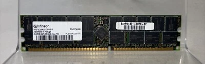 Infineon 2GB PC3200 DDR-400MHz ECC DIMM HYS72D256220GBR-5-B (UNTESTED) - Image 1 of 4