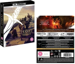 THE HOBBIT 1-3 (2012-2014): COMPLETE MOVIE TRILOGY - NEW Eu 2020 RgFree 4K UHD - Picture 1 of 1