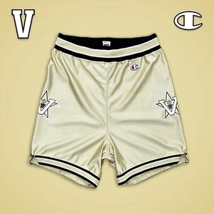 Game Worn 1991-93 Vanderbilt Commodores Basketball Shorts Gold Satin Sz 36 +1" - Picture 1 of 9