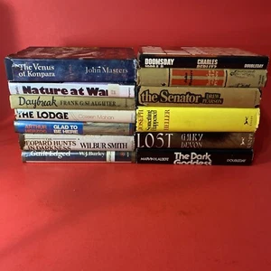 Lot Of 13 Vintage Hardcover W Dust Jacket Drama Sci-Fi Suspense Herzog Free Ship - Picture 1 of 10