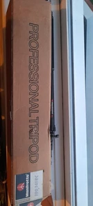 Manfrotto Tripod 190B Pro + 156 Tripod + box + instructions +Bag turn screws - Picture 1 of 7
