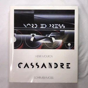 CASSANDRE - HENRI MOURON Hardcover im Schuber (1985) YSL Hermes Coffee Table Art - Picture 1 of 21
