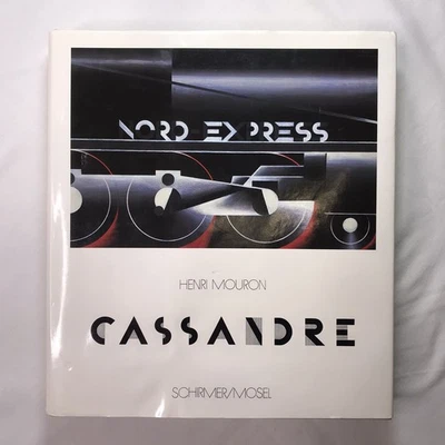 CASSANDRE - HENRI MOURON Hardcover im Schuber (1985) YSL Hermes Coffee Table Art - Image 1 of 4