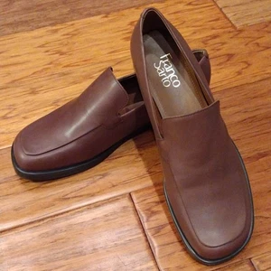 Franco Sarto Flex Women's L-Bocca Leather Slip-On Loafers Size 9.5W Brown - Picture 1 of 17