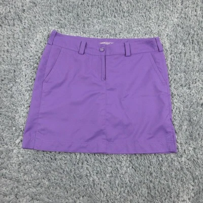 Nike Golf Skort Womens 10 Medium Purple Tour Performance Dri-Fit Athletic Shorts - Image 1 of 4