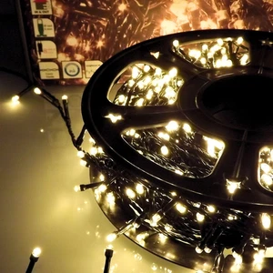 Luci LED Natalizie Da Esterno/Interno, 5Mm, Cavo Verde, 8 Modalità, Controller 3 - Foto 1 di 12