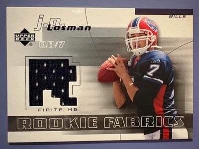 2004 J.P. Losman UD Finite HG Rookie Fabrics Jersey - Image 1 of 2