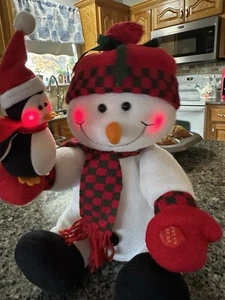 Ganz Dancing 13” Pupazzo di Neve che Canta Jingle Bells Natale Raro Vedi Video Sotto - Foto 1 di 2