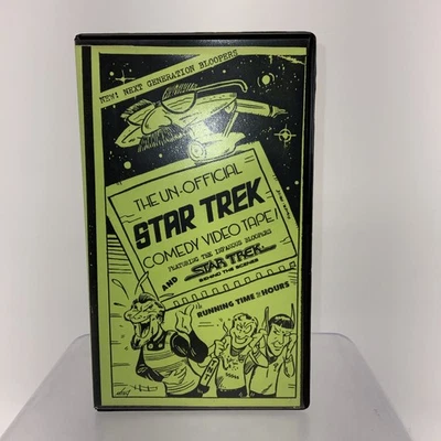 Rare Star Trek Comedy VHS Tape Unofficial Bloopers Behind The Scenes - Image 1 of 4