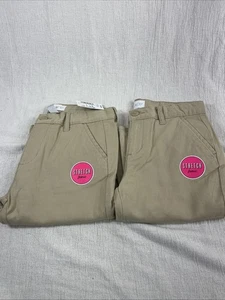 2 The Children's Place Girls Size 10 Sandy School Uniform Skinny Chino Pants NWT - Picture 1 of 10